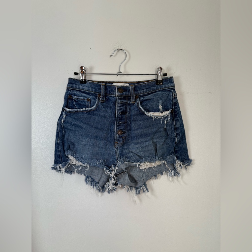 Abercrombie High Rise Mom Short 4/27 Curve Love